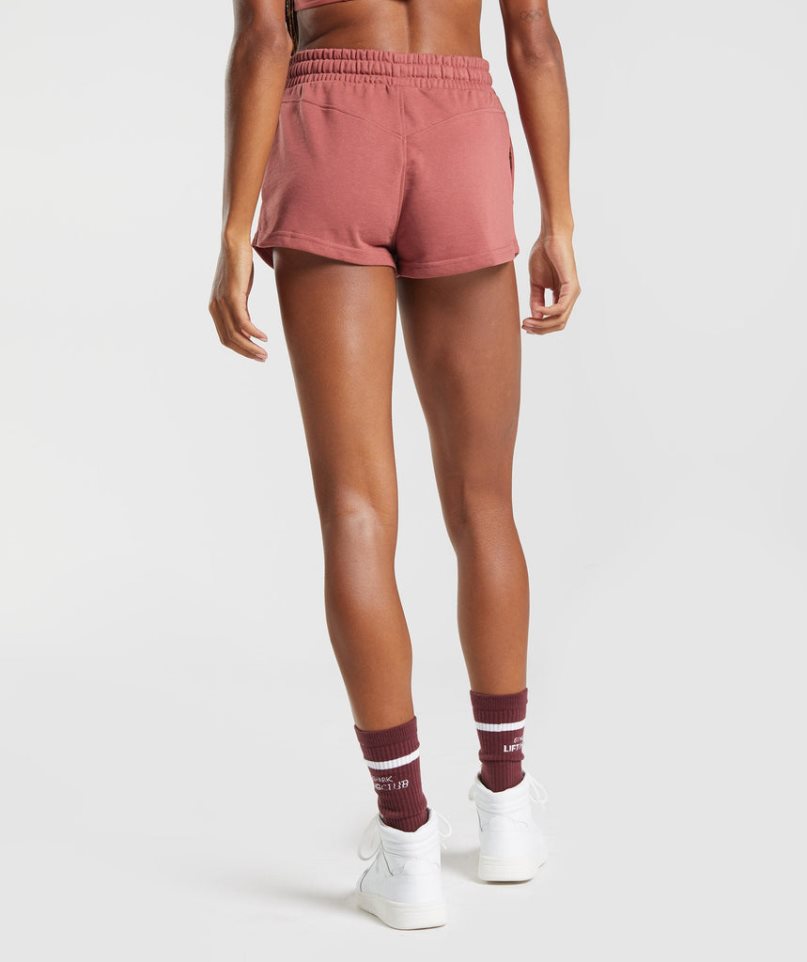 Women's Gymshark Social Club Shorts Rose | NZ 2EDPWK